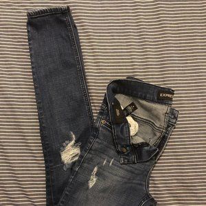 Women's Express High waist Legging Jeans size 0